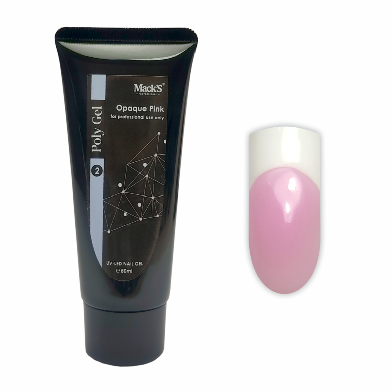 Ondoorzichtig roze polygel