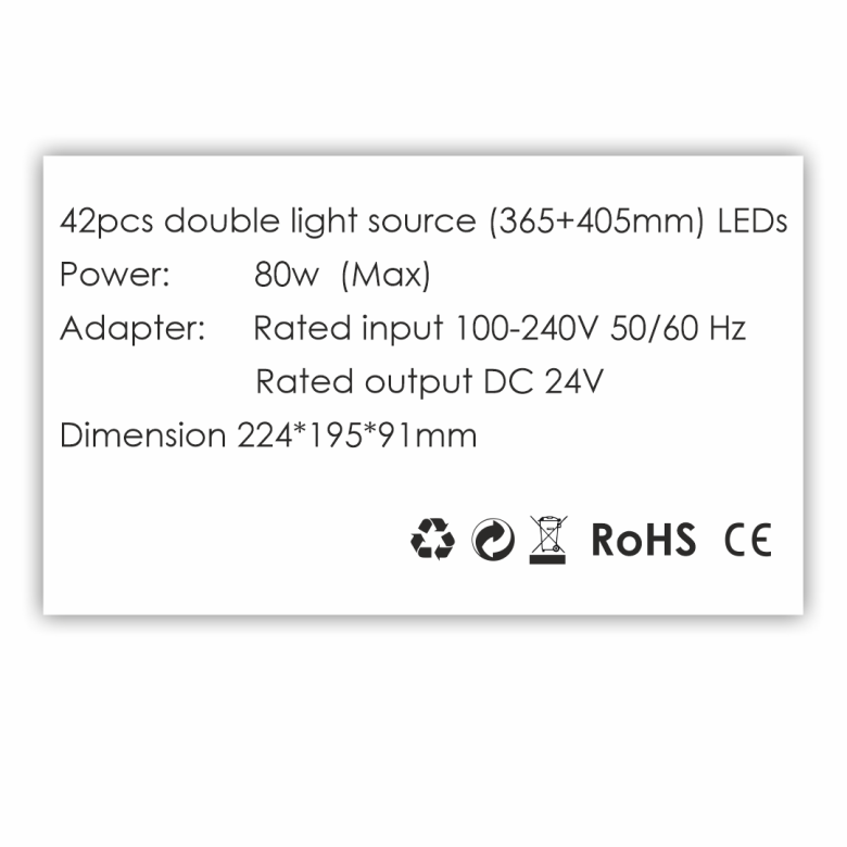 Lampa UV Solaris Alba 80 W