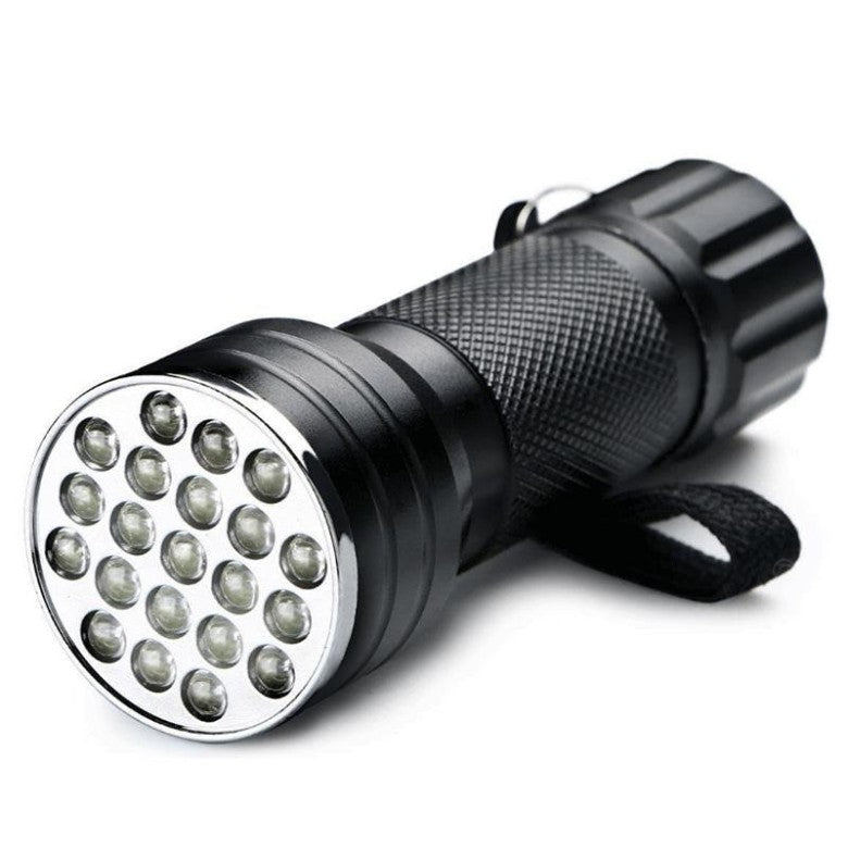 UV Led Zaklamp 9W Zwart
