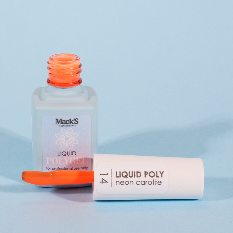 Vloeibare Polygel / Neon Wortel 14