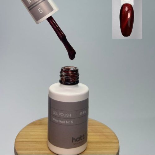 N5 Wine Red Cat Eye Gel Polish 8ml