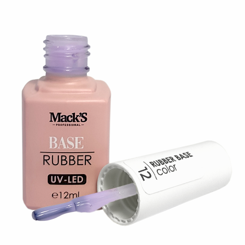 12 kleuren rubberen basis