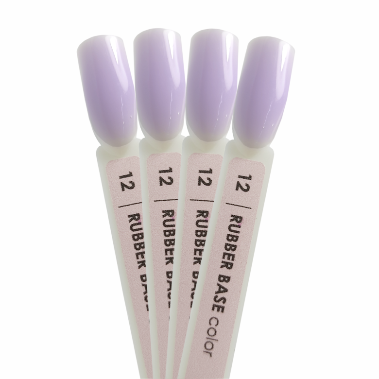 12 kleuren rubberen basis