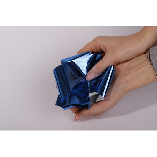 Briljant blauw transferblad