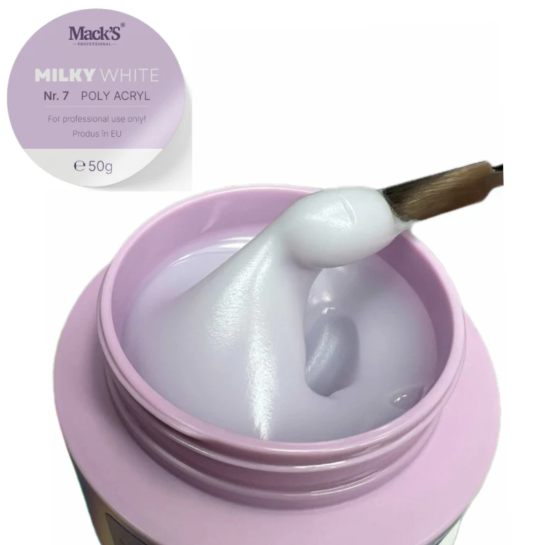 7.Milky White Polyacryl 50g