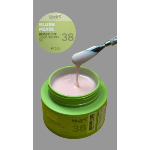 [38-reinforce-blush-pearl-50g] 38 Blush Pearl Reinforce Liquid Builder  50g