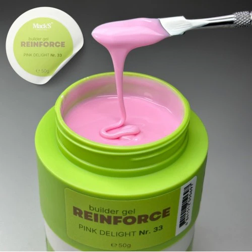 [33-reinforce-pink-delight-50g] 33 Pink Delight Reinforce Builder 50g