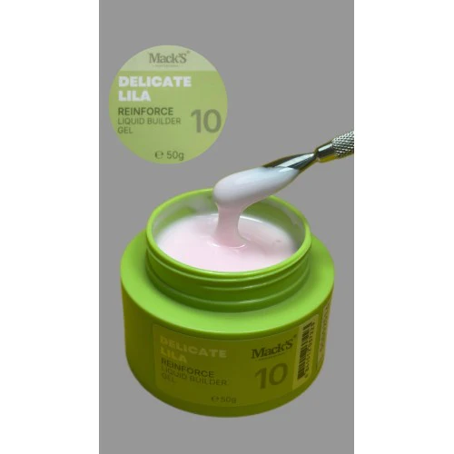 [10-reinforce-delicate-lila-50g] 10 Delicate Lila Reinforce Liquid Builder Gel 50g