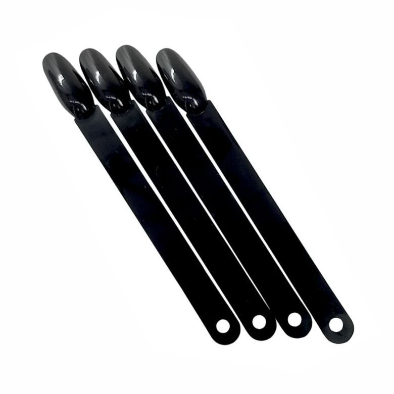 Nuancier ongle oval noir